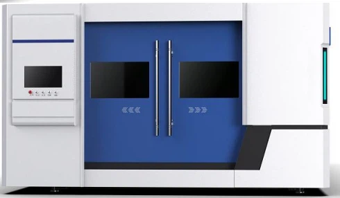 High Dynamic Performance Full Enclosed Fiber Laser Metal Cutting Machine With Exchange Table