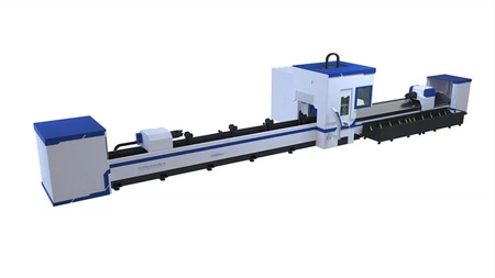 High Quality Fiber CNC Stainless Steel Metal Pipe Tube Laser Cutting Machine For Sale